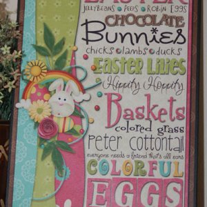 easter plaque