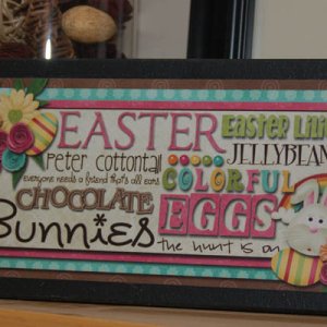 easter plaque