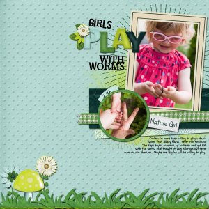 Girls Play with Worms