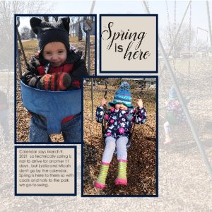 Lydia - Micah swinging
