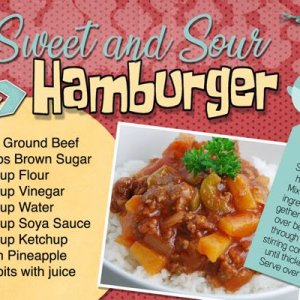 Sweet + Sour Hamburger