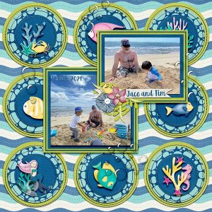 Stacked and Stitched Template Set