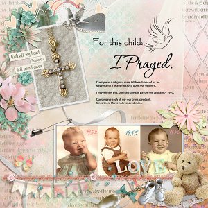 For This Child: I Prayed.