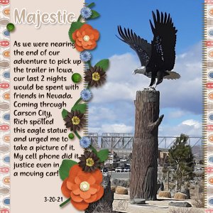 Eagle statue