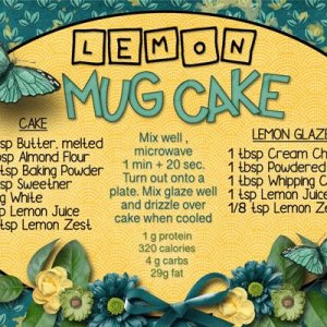 Lemon Mug Cake