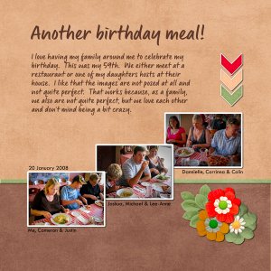 Birthday Meal