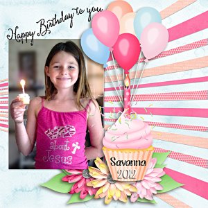 Happy birthday Savannah 2012