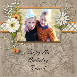 Happy 7th Birthday, Twins