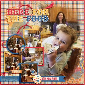 Grandson Jaxon trying new foods at Grandma's 4.17.21