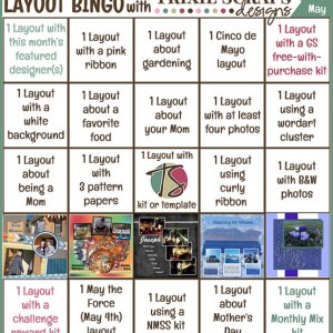 May 2021 Layout Bingo