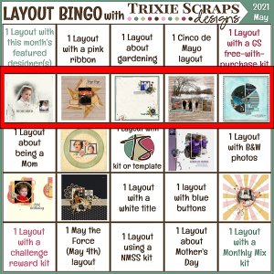 Layout Bingo - May