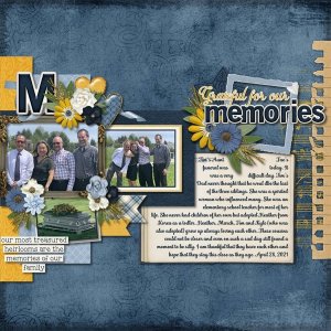 Grateful for our Memories