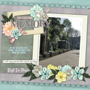 In loving memory of my dad