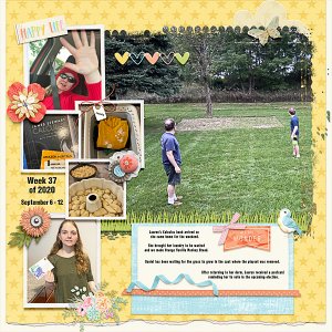 Week 37 Focus on Coming Home and Growth