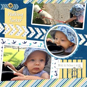 May 2021  LDragDesigns Template Challenge: Walking Tucker