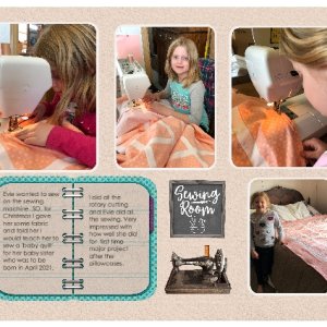 Evie - baby quilt