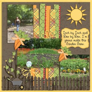 DDD may 2021 one little word Gardening