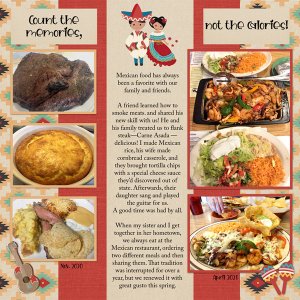 Quote Challenge-Count the Memories-Mexican Food!