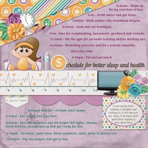 Scheldule for better sleep
