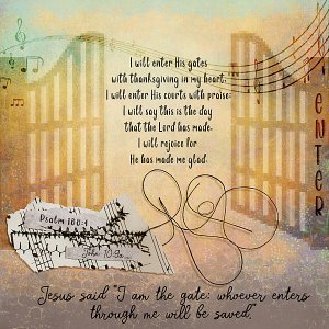 Art Journaling - E for Enter