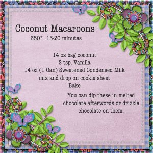 Coconut Macaroons Recipe