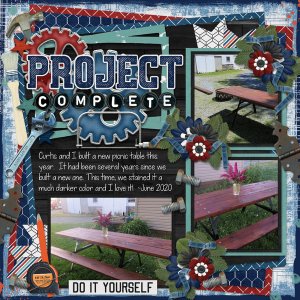 Project Complete {picnic table}