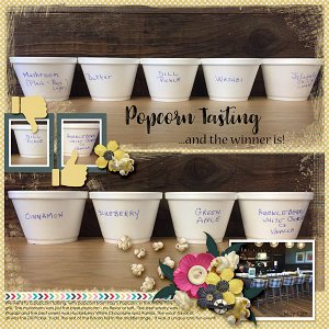 Popcorn Tasting