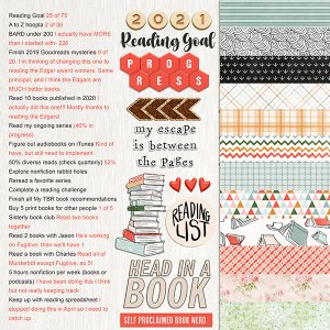 2021 Reading Goals Progress