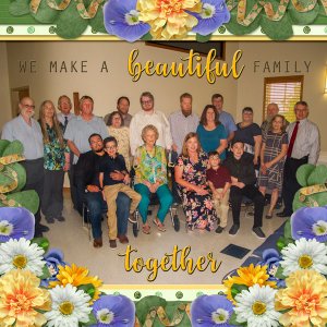 we make a beautiful family together