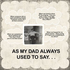 Dad said...