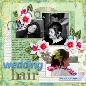 wedding hair