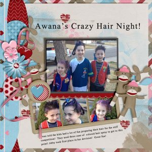 Awana's Crazy Hair Night!