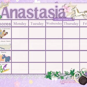 Ana's Chore Chart