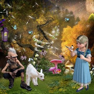 The enchanted Garden of Maleficent