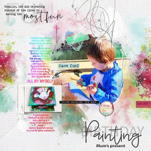 Painting Mum