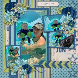Color My Life Patriotic Template #1-Miss Fish