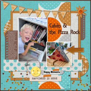 Calvin + the Pizza Rock: July 2021 Designer Challenge