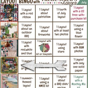 July 2021 Bingo Challenge