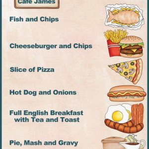 Main Courses Menu