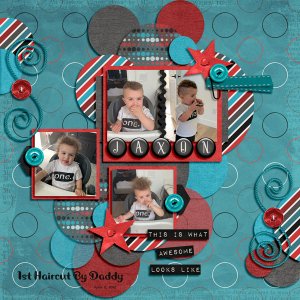 Jaxon's 1st haircut 6.2.21