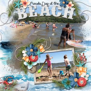 Canada Day at the Beach