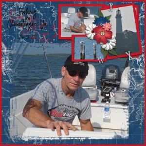 Bon Voyage with Simply Stacked Template #57-Miss Fish