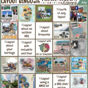 July 2021 Bingo challenge