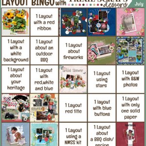 July Layout Bingo
