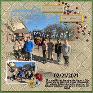 Last Cub Scout meeting