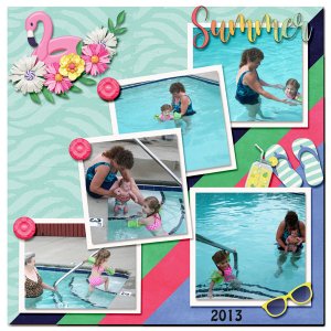 Girls Swimming