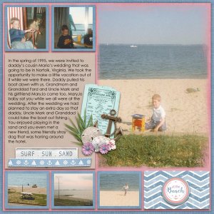 Travel Album Coastal Getaway 1 Template #4-Miss Fish