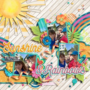 Sunshine + rainbows