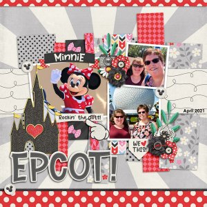 Minnie at Epcot