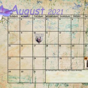 August Sum-Up Calendar